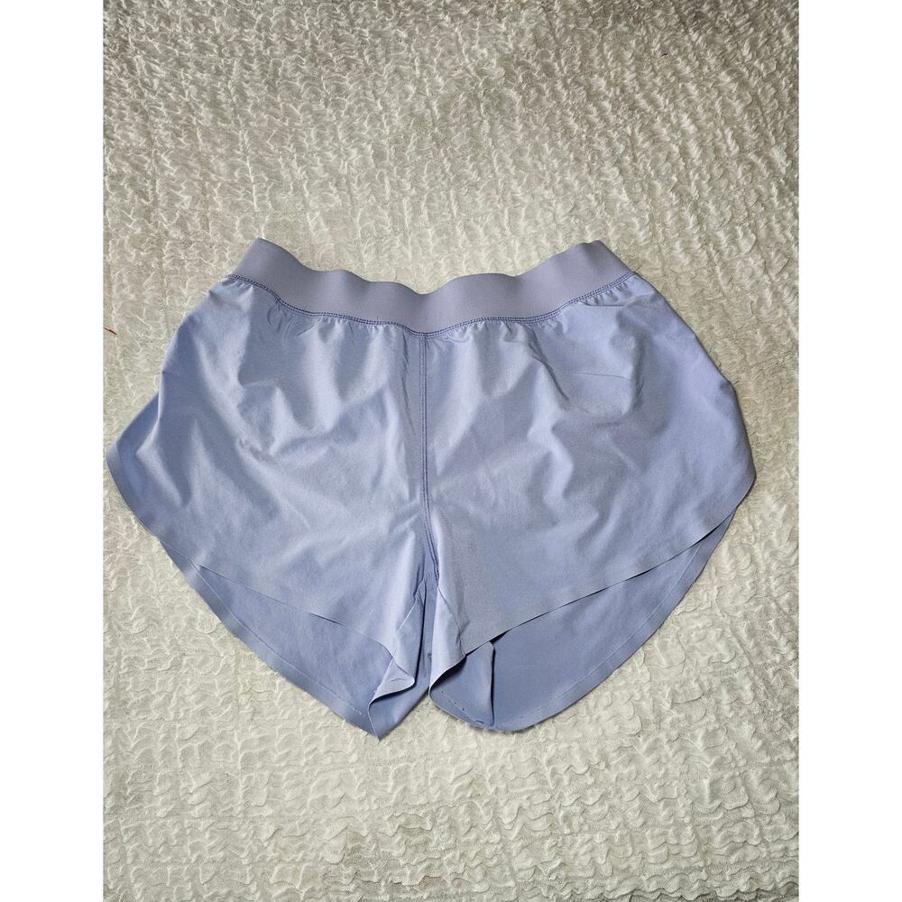 CRZ Yoga Feathery-Fit Soft Mid Rise Lined Shorts 4'' × 1 Periwinkle Purple Sz L